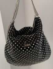 Christian Louboutin Marianne Rider Spikes Leather Hobo Bag picture