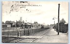 Postcard Erie Railroad Station, Waldwick NJ 1910 J129 picture