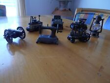 lot of 7 vtg, miniture metal pencil sharpeners, all good cond, hong kong, china picture