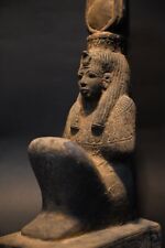 MASTERPIECE PHARAONIC SCULPTURE For The Rare Antique Statue Of Goddess Hathor BC picture