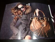 GUCCI 4-Page Magazine PRINT AD 2007 NATASHA POLY the indy bag picture