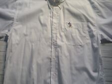 BNWT Vintage Mens Disney Mickey Inc White Button Down Embroidered XL  picture