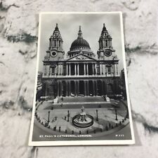 VTG Real Picture Postcard Saint Paul Cathedral London Church RPPC Posted picture