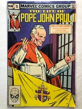 The Life of Pope John Paul II #1 1982 Vintage Marvel Comics Nice Condition picture