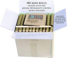 King Palm | Mini Size | Natural | Organic Prerolled Palm Leafs | 180 Rolls picture
