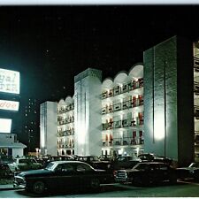 c1960s Virginia Beach VA Royal Clipper Motor Lodge Hotel Chrome Photo Night A162 picture