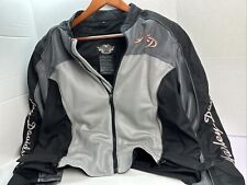Harley Davidson Women’s Jacket Scotchlite 1W Black Cost Lined 3M Scotchlite picture
