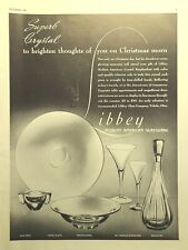 Libbey Superb Crystal Modern American Glassware Toledo OH Vintage Print Ad 1941 picture