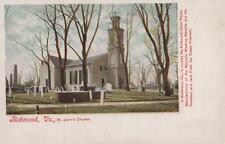 Postcard St John's Church Richmond VA Virginia  picture