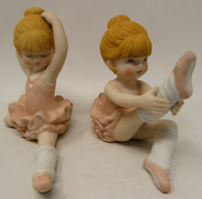 Set Of Vintage 1987 Ballerinas  Enesco Figurine Rare Collectibles Perfect Gifts picture