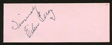 Eileen Percy d1973 signed autograph auto 2x5 cut Actress Silent Film Era picture