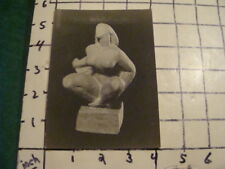 LOUIS FERON sculptor, chaser, gold & silversmith - PHOTO - WOMAN SQUATTING #2 picture