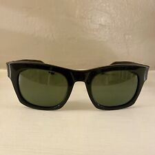 Vintage Ray Ban B&L Plainsman Wayfarer Sunglasses Black Shades Rare 1960s Tint picture