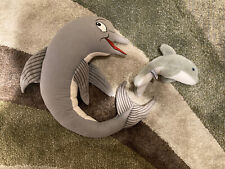 2 Vintage 90's Stuffed Plush Dolphins Handmade Creations/El Salvador & SeaWorld picture