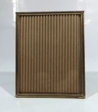 Vintage Table Top Photo Picture Frame 8x10 Gold Metal 2-Way Easel Ornate Brass picture