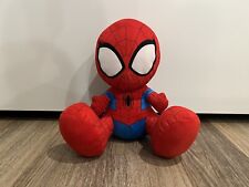 Disney Marvel Spider-Man Big Feet 11” Plush Embroidered Features Oversize Feet  picture
