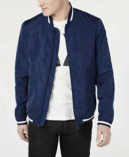 A|X Armani Exchange Men's Long Sleeve Blouson Jacket Full Zip, Blue, M picture