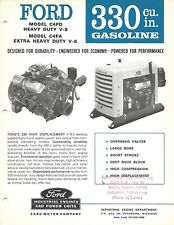 Equipment Brochure - Ford - C4PD C4PA 330 Gas Industrial Engine - c1965 (E7157) picture