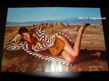 GUCCI 4-Page PRINT AD Fall 2000 MINI ANDEN women legs ankles feet thighs SEXY picture