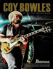 Coy Bowles of The Zac Brown Band - Ibanez Guitars - 2016 Print Ad picture
