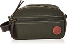 Timberland Men's Toiletry Bag Canvas Travel Kit Organizer Olive  picture