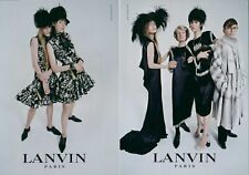 LANVIN Footwear Magazine Print Ad Advert  long legs high heels shoes 2014 picture