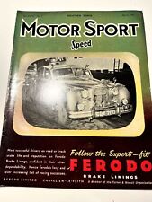 Vintage Motor Sport Speed Magazine Vol. XXVIII, No. 3 March 1952 picture