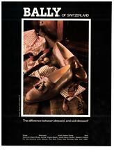 1989 Bally Women's Fashion Shows Loafers Vintage Print Advertisement picture