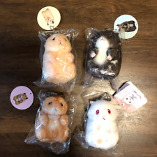 Sukeroku's Daily Life Plush Mascot Hamster 4 Types Set With Tag Animal Goods picture