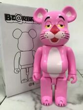 Bearbrick 400% Pink Panther PVC Material Plastic Teddy Bear Cartoon Anime Silly  picture