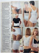 1996 Sexy Women Girdle Bra Panties Lingerie Long Legs Catalog Three Pg Print Ad picture