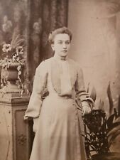 1890s Cabinet Card  From ST Petersburg Russia Beautiful Woman picture