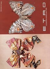 1996 ETRO Scarf Collection The Nature of Things Original Magazine PRINT AD picture