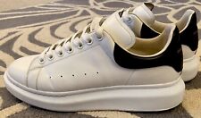 Alexander McQueen Designer Sneakers Size 11 White/Black Lightly Used Without Box picture