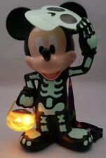Disneyland Mickey Mouse Skeleton Light Up Popcorn Bucket Bones Glow In The Dark picture