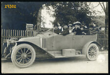 RENAULT DM (?) elegant couples in classic old car Vintage Photograph, 1910's   picture