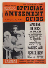 May 16, 1968 SAN FRANCISCO BAY AREA OFFICIAL AMUSEMENT GUIDE picture