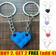 Heart Keyring / Keychain made with LEGO bricks - Perfect gift for loved LK picture
