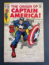 Captain America #109 - Origin of Cap Marvel 1969 Comics VF picture