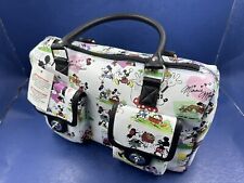 Disney Handbag - Mickey Mouse & Minnie Mouse Collage Purse - White picture