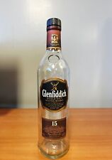 GLENFIDDICH SINGAL MALT SCOTCH WHISKY 15 YEARS  ,CANNISTER (750ML) EMPTY BOTTLE picture