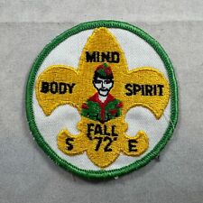 Vintage Rare BSA Boy Scouts Patch Badge Mind Body Spirit Fall 1972 '72 SE picture