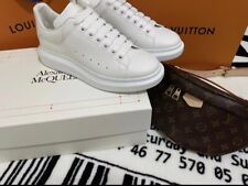 Alexander McQueen White Oversized Lace-Up Sneakers Size EU41/US8 picture