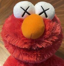 KAWS x Uniqlo x Sesame Street Elmo Plush Doll, New With Tags, Authentic picture