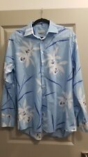ETRO Mens Size 42 Shirt Floral Print Button Down L/S Made in Italy reg. $350. picture