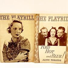 Playbill Magazine Alvin Theatre Bob Hope Ethel Merman Jimmy Durante 1937 Lot of  picture