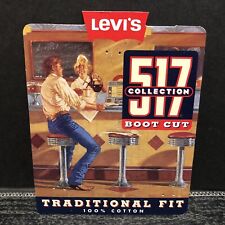 Levis 517 Collection Boot Cut Jeans Pocket Hangtag Advertising Diner Scene picture