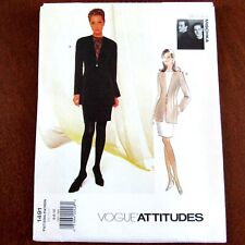 Vogue Attitudes Badgley Mischka Pattern 1491 Tunic Skirt Size 6 8 10 picture