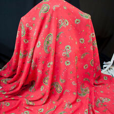Etro authentic georgette 100% viscose. FABRIC. Made in Italy. Prc for 1m. Defect picture