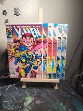 X-Cutioner's Song X-men 14-16 + 14-16  Bagged All Signed By Mark Pennington. picture